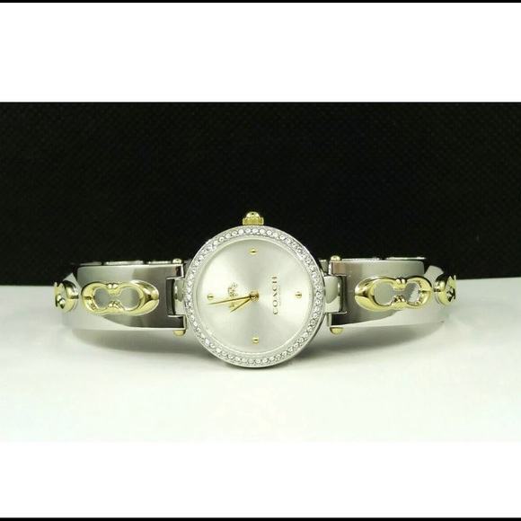 ⭐️NEW COACH PARK 14503277 TwoTone Stainless Steel Crystal Accented MSRP $480.00 - Picture 2 of 12